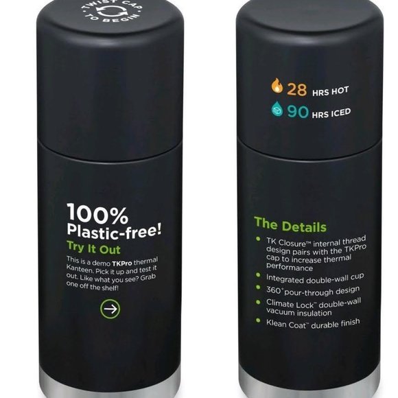 Klean Kanteen 33.8oz 1L TKPro Canister – Unused - Picture 3 of 7